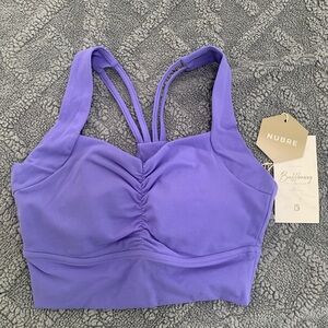 NWT Buff Bunny Nubre Sports Bra  very peri Size XS
